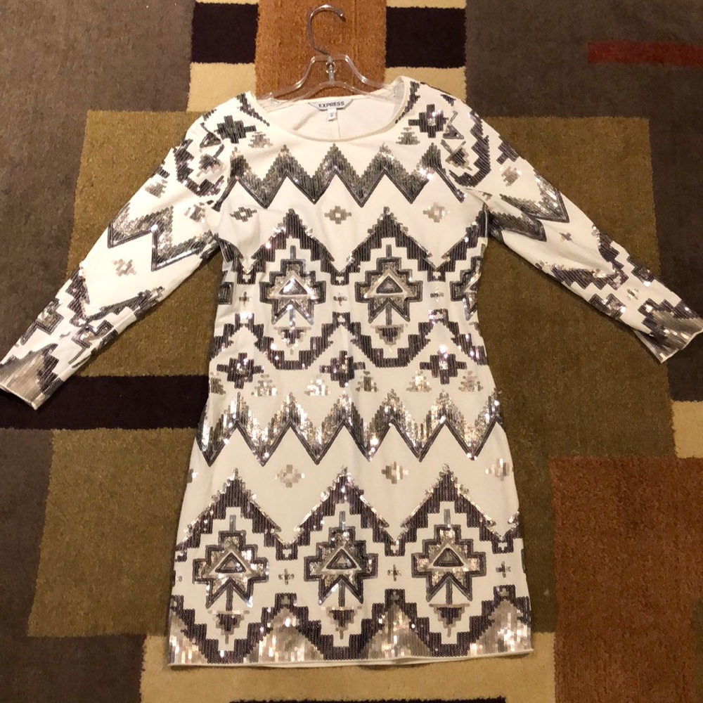 Express sparkly cocktail dress